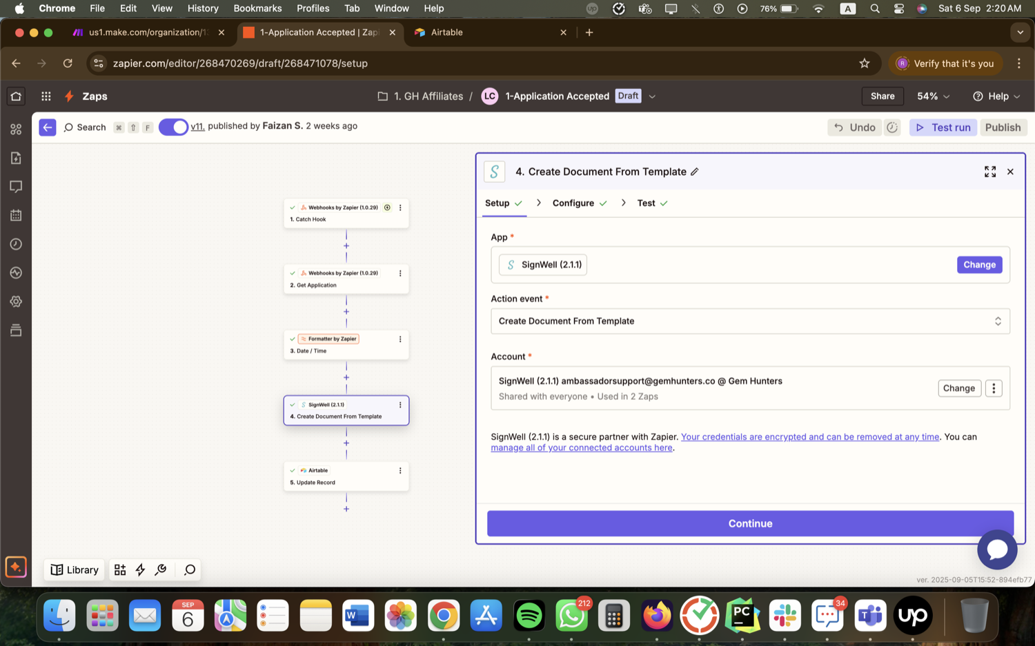 Crypto Affiliate & Subscription Ops - Airtable, Make, Zapier screenshot 2